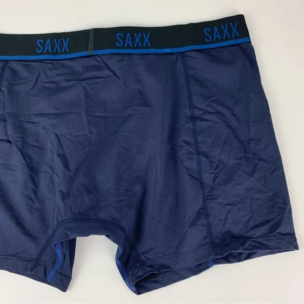 SAXX Kinetic HD Boxer Brief Ballpark Pouch Navy City Blue Underwear XXL